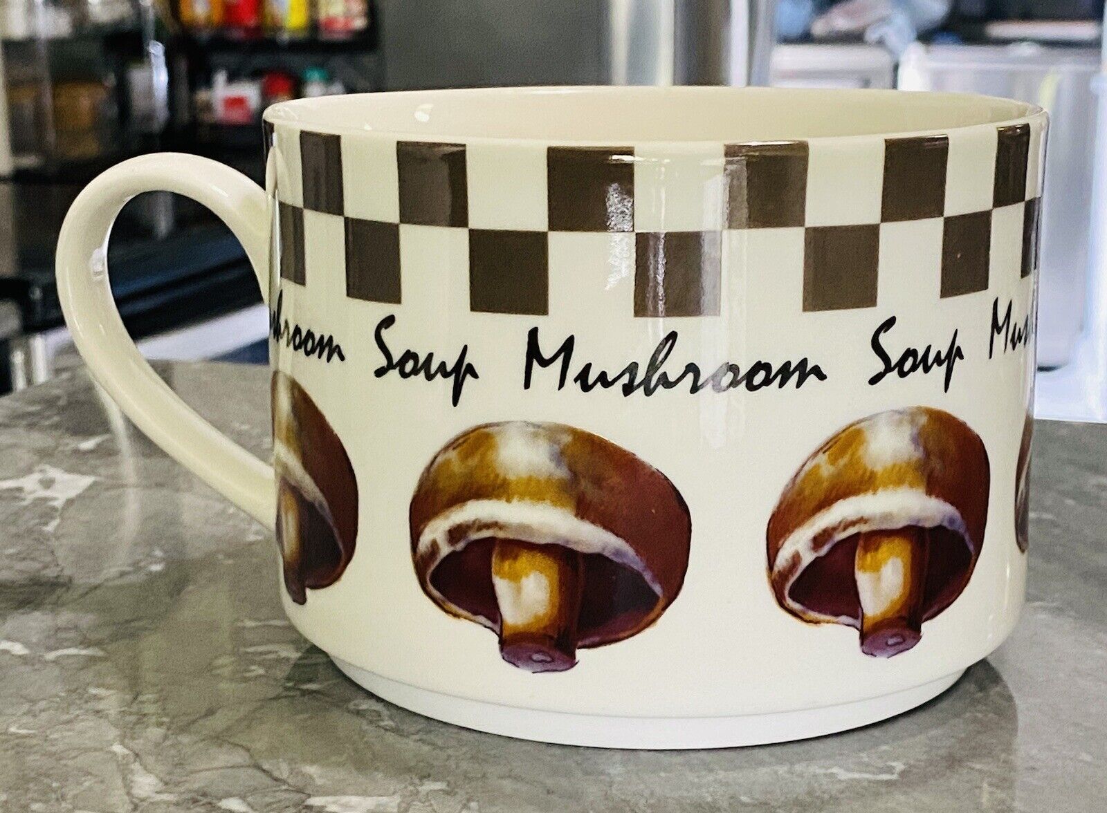 Fabulous Home Oversized Mushroom Soup, Coffee Mug