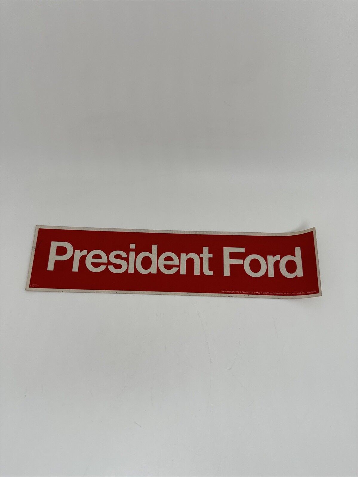 Vintage NICE 1976 PRESIDENT FORD BUMPER STICKERS  1 PCS …3