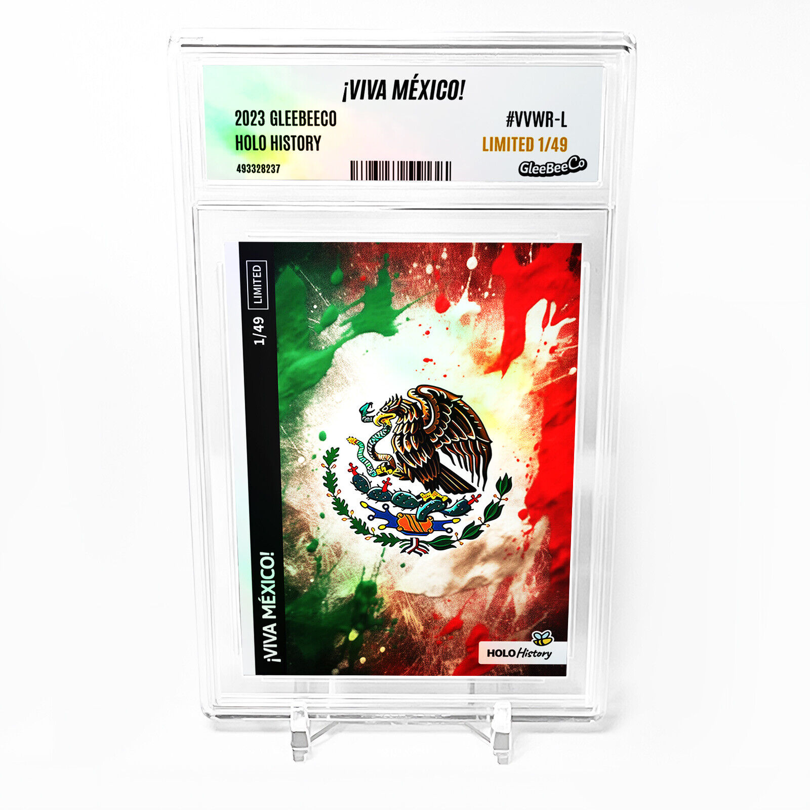 ¡VIVA MÉXICO Holographic Art Card 2023 GleeBeeCo Slabbed #VVWR-L Only /49