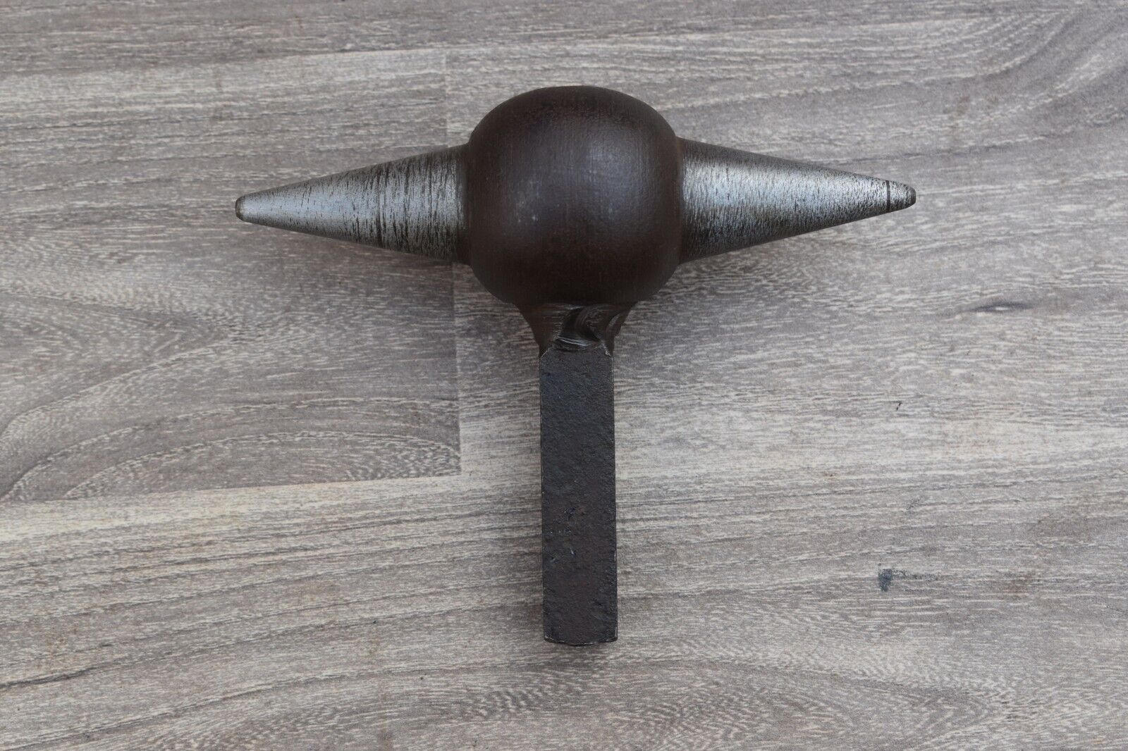Vintage Silversmith blacksmith hardy double horn cone on ball iron anvil tool