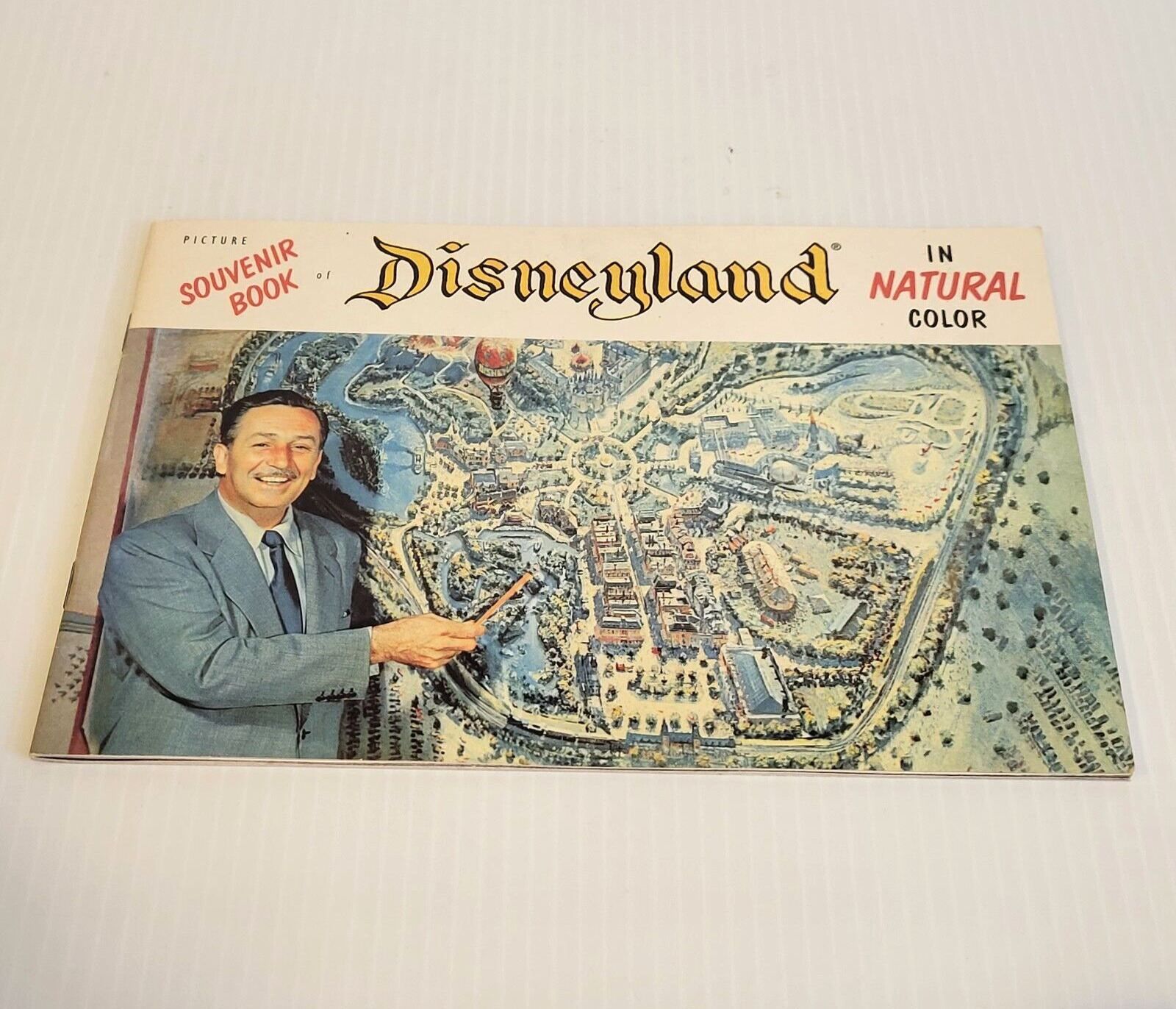 1955 Souvenir Guidebook of Disneyland In Natural Color 50th Edition Copy 2005