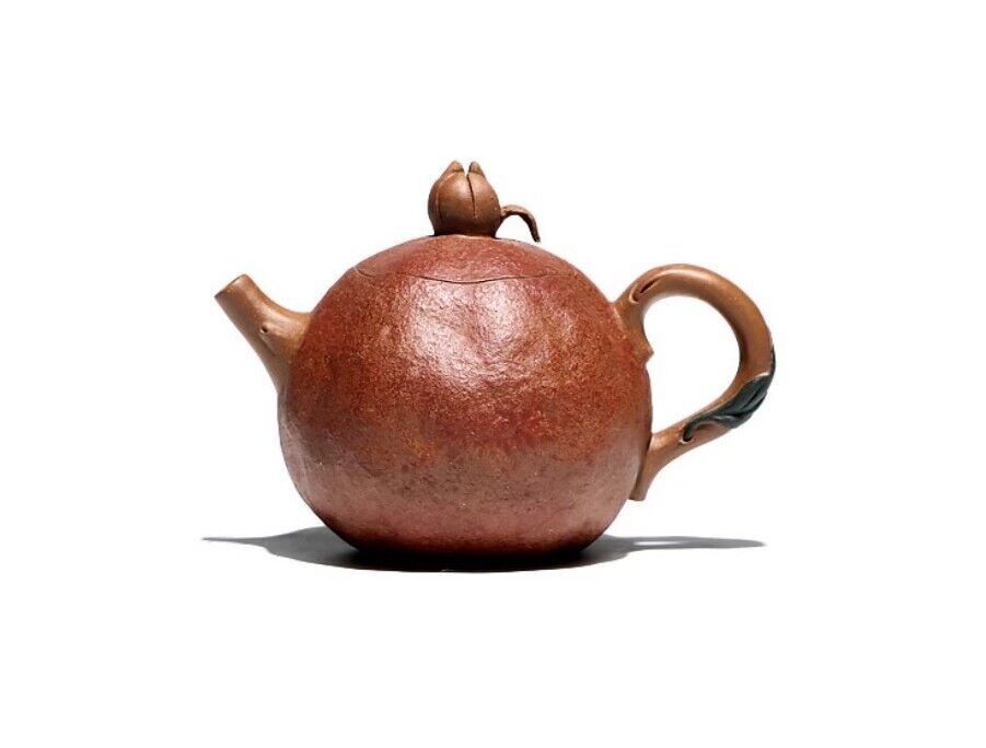 100cc chinese Yixing Handmade Zisha teapot Duan Ni pomegranate hu Gongfu Tea Pot