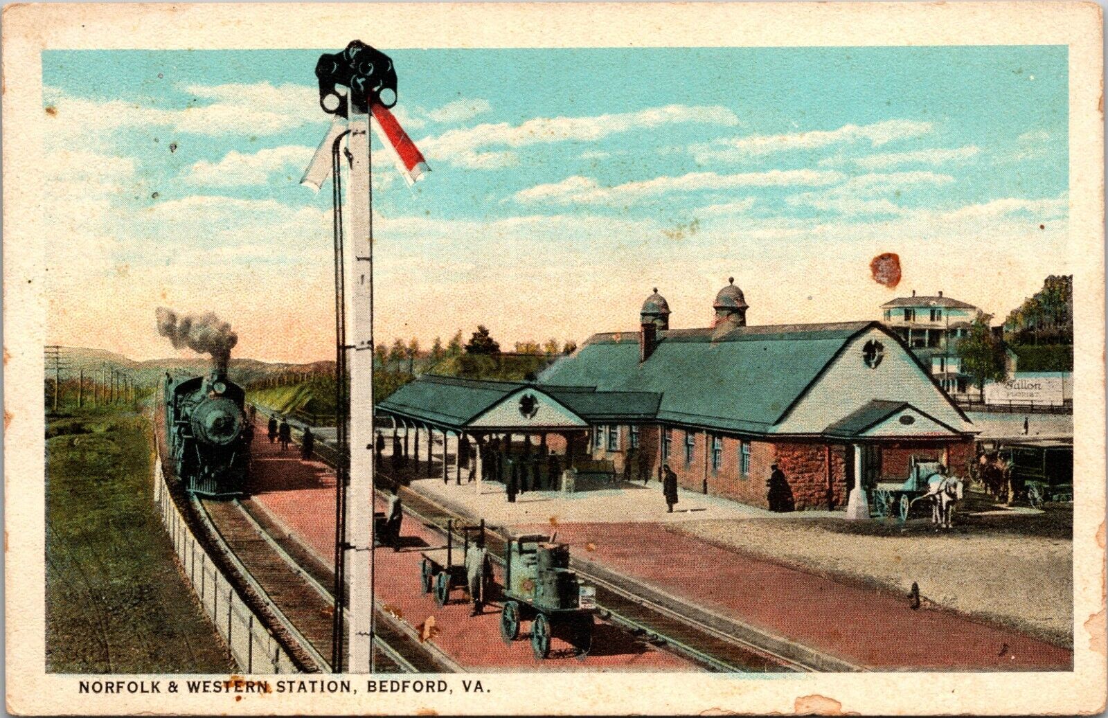 Norfolk and Western Station Bedford Va, Virginia