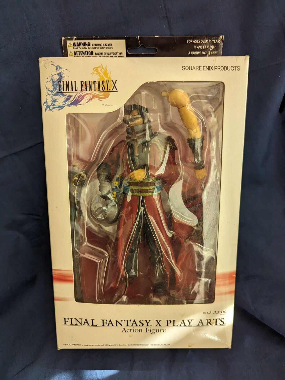 Final Fantasy X Play Arts Game Edition - Auron Action Figure * NEW *
