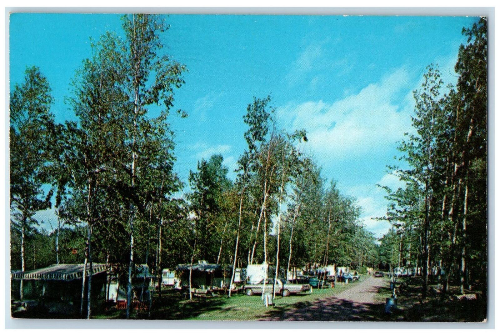 c1960s Sheldon Recreation Area Port Austin Michigan MI Unposted Vintage Postcard