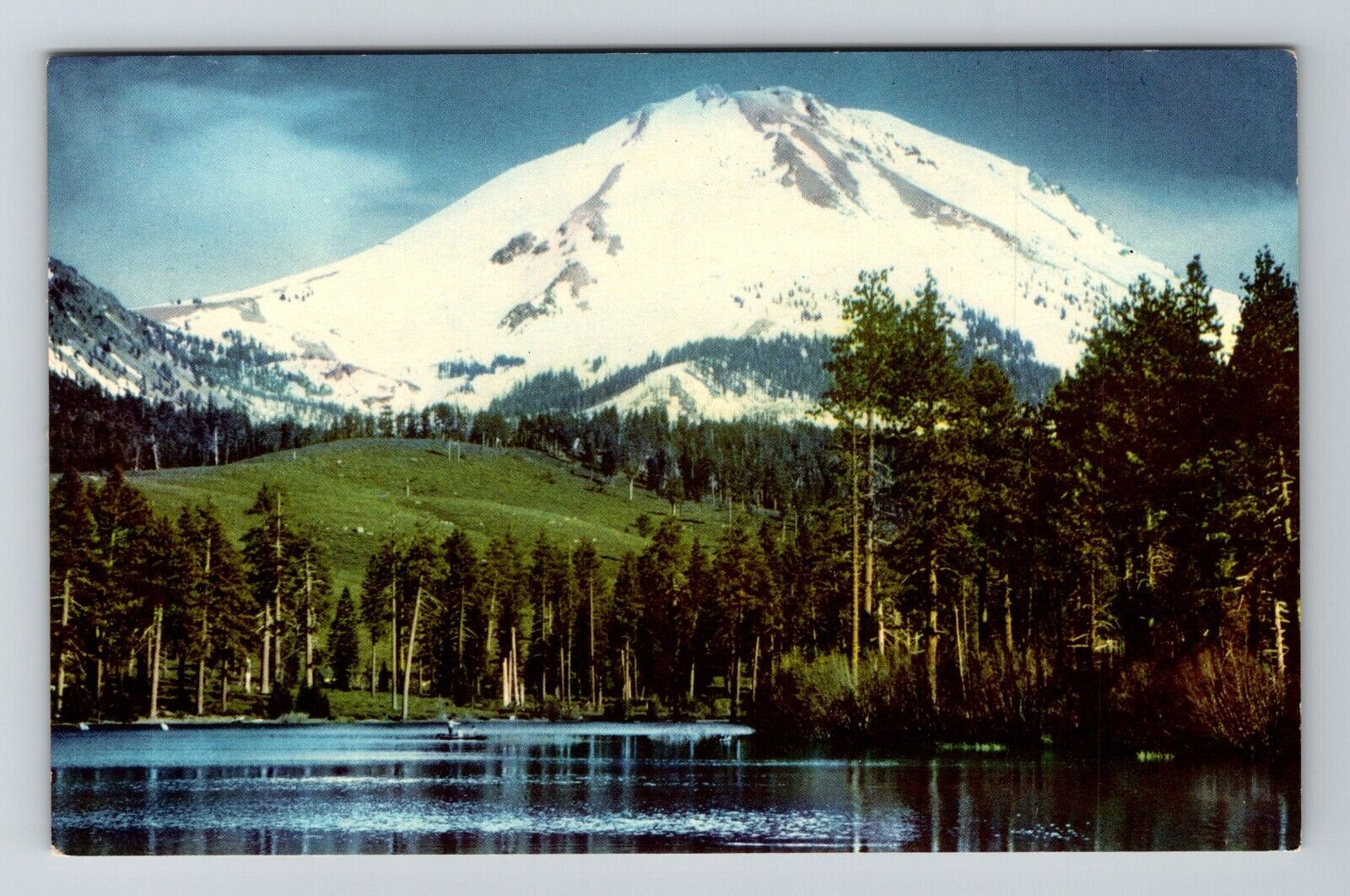 CA-California, Mount Lassen, Scenic Mountain View, Vintage Postcard