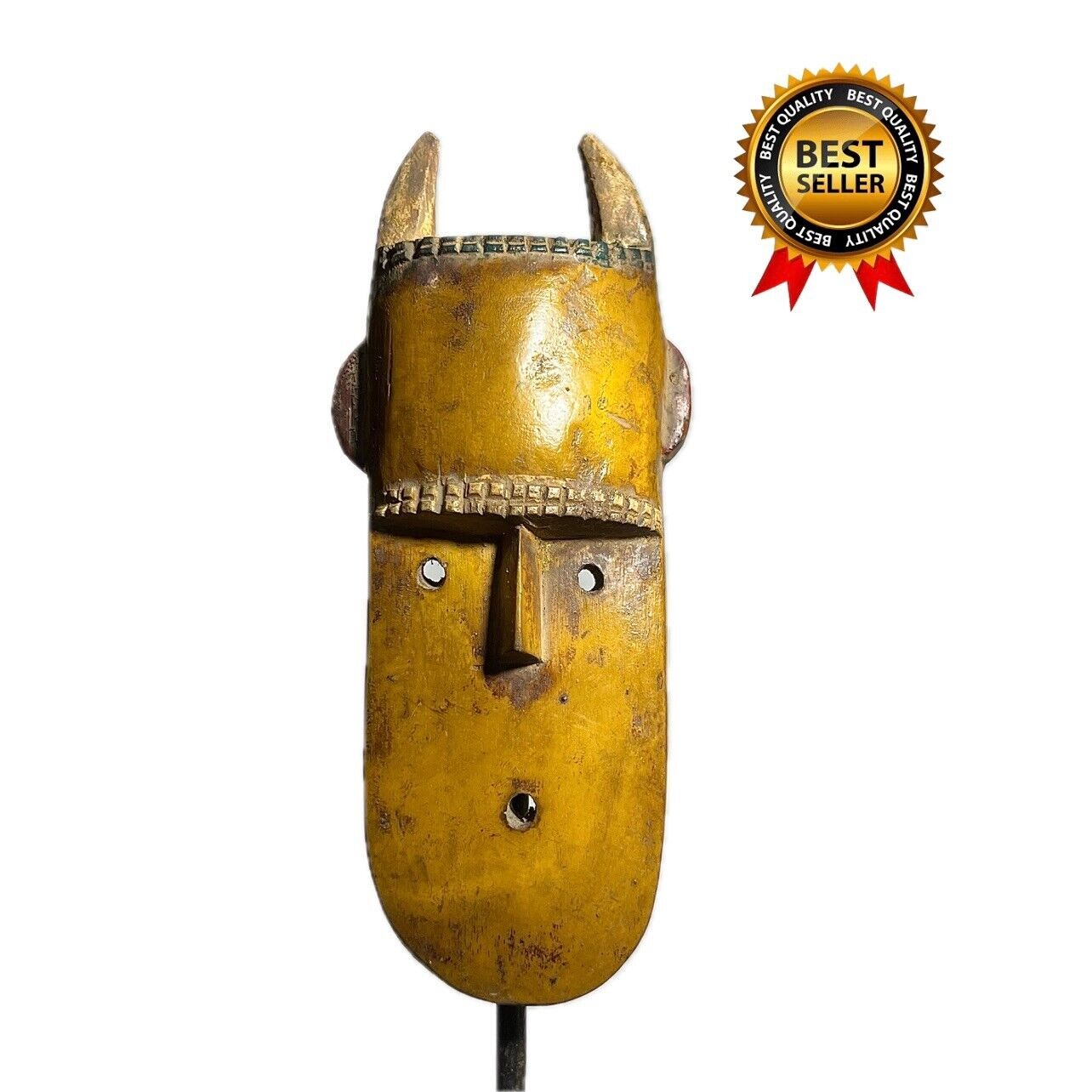 African Toma Mask Magic Landai Guinea African Art Hand Carved Home Décor-871