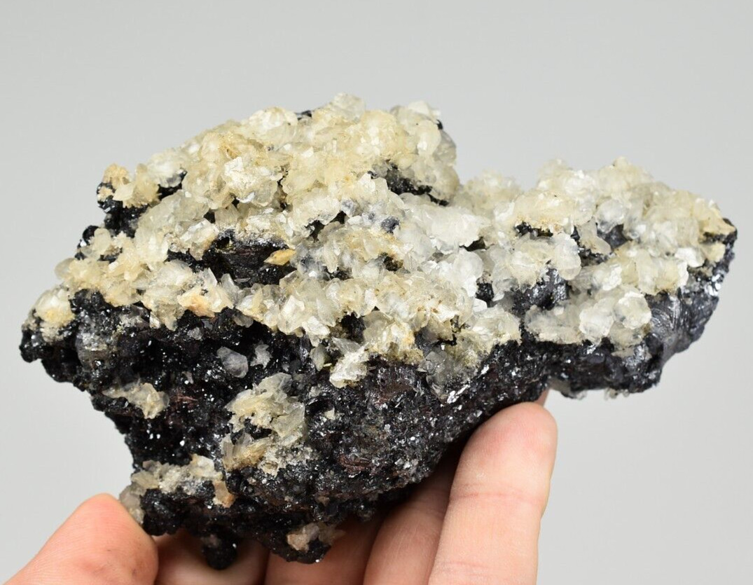 Calcite with Sphalerite - Herja Mine, Romania