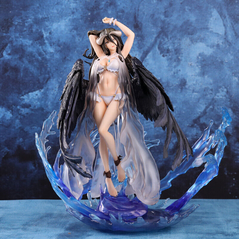 Overlord Albedo Swimsuit Black Wing Ver. 1/7 PVC Anime 32cm Figure Model Statue 