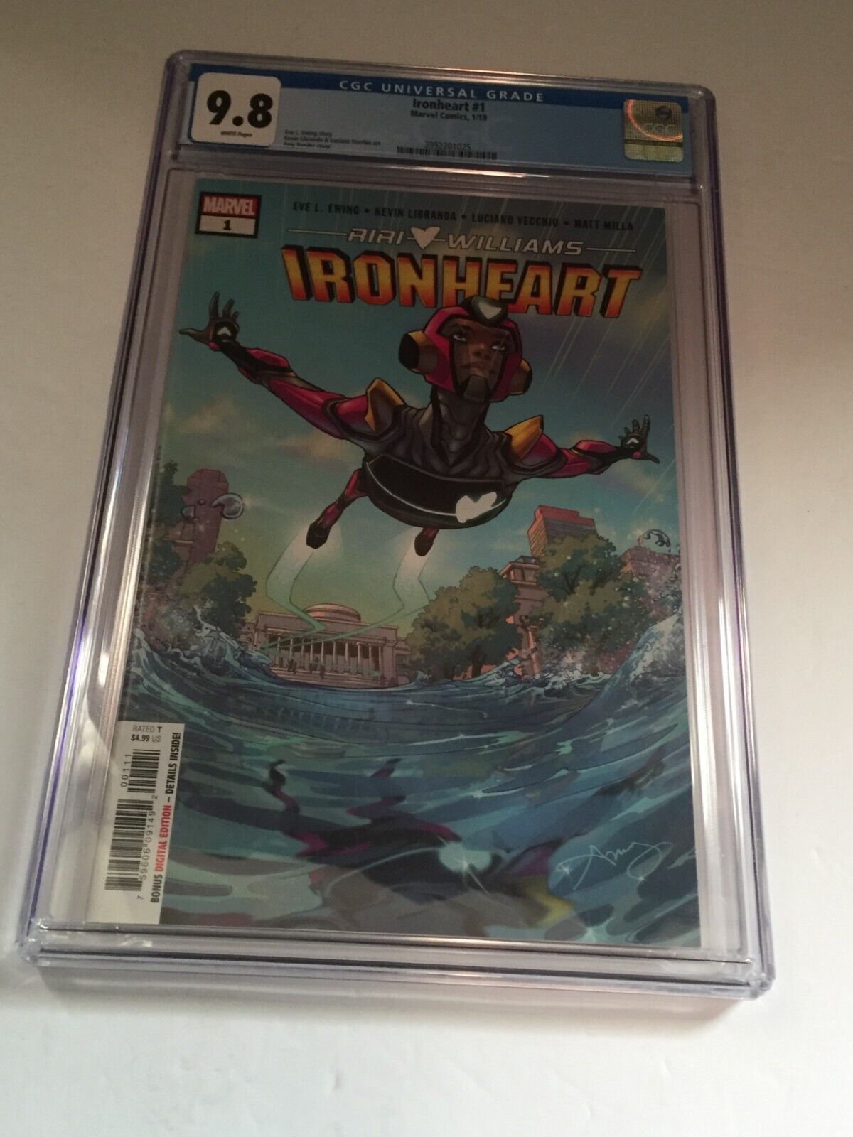 2019 Marvel Comics RiRi Williams Iron Heart #1 CGC 9.8