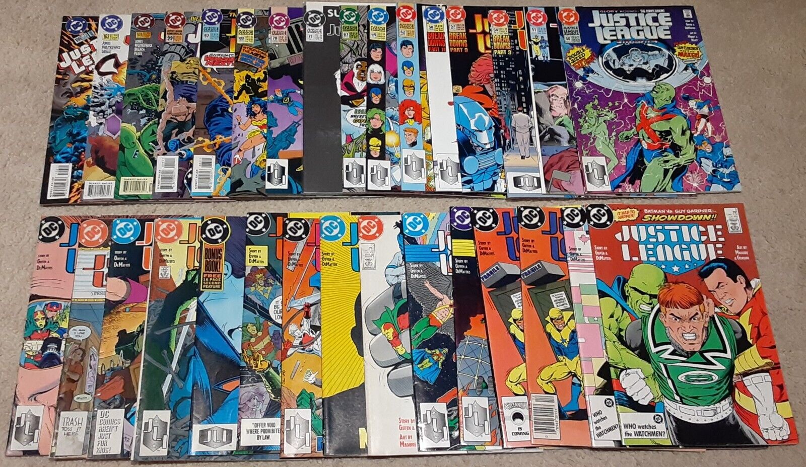 Justice League Vol 1 #5-106 (Lot of 31) FN-NM 1987 DC SEE PICS/Description