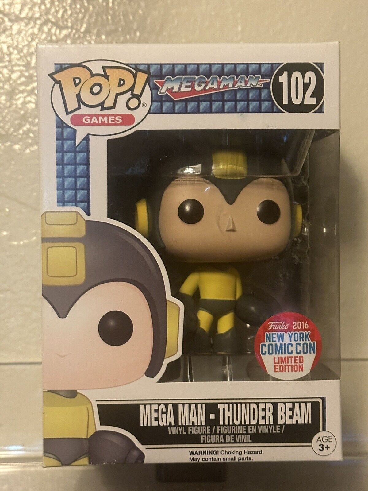 Funko Pop: Mega Man-Thunder Beam #102 (New York Comic Con Limited Edition)