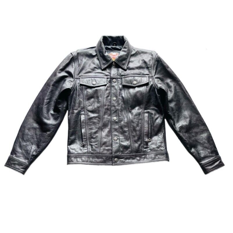 Vtg Ladies 1980 Harley-Davidson Jacket Leather Small Lined Genuine Registered