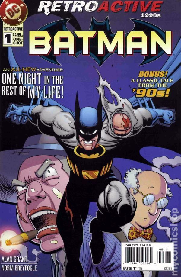 DC Retroactive Batman The 90s #1 VF 2011 Stock Image