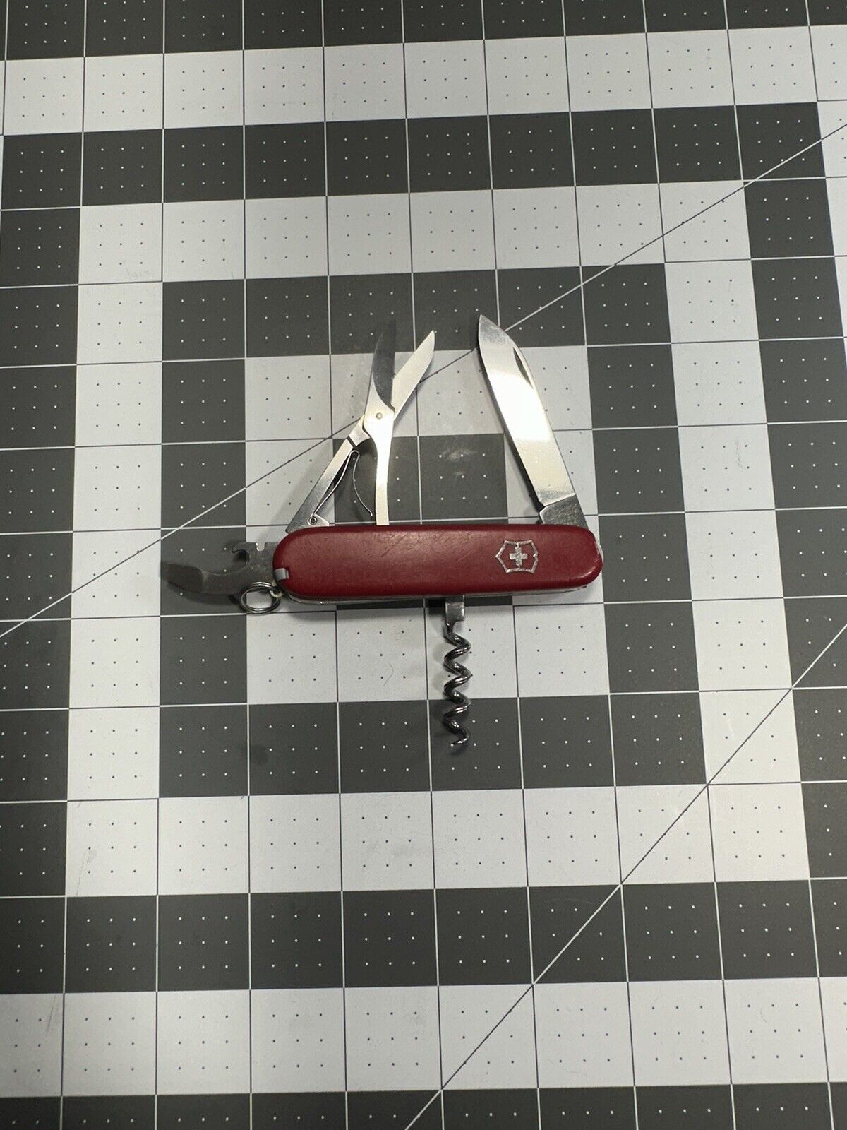 Victorinox Vintage Compact 91mm Swiss Army Knife - Red - Pen - Pre Hook / 6149