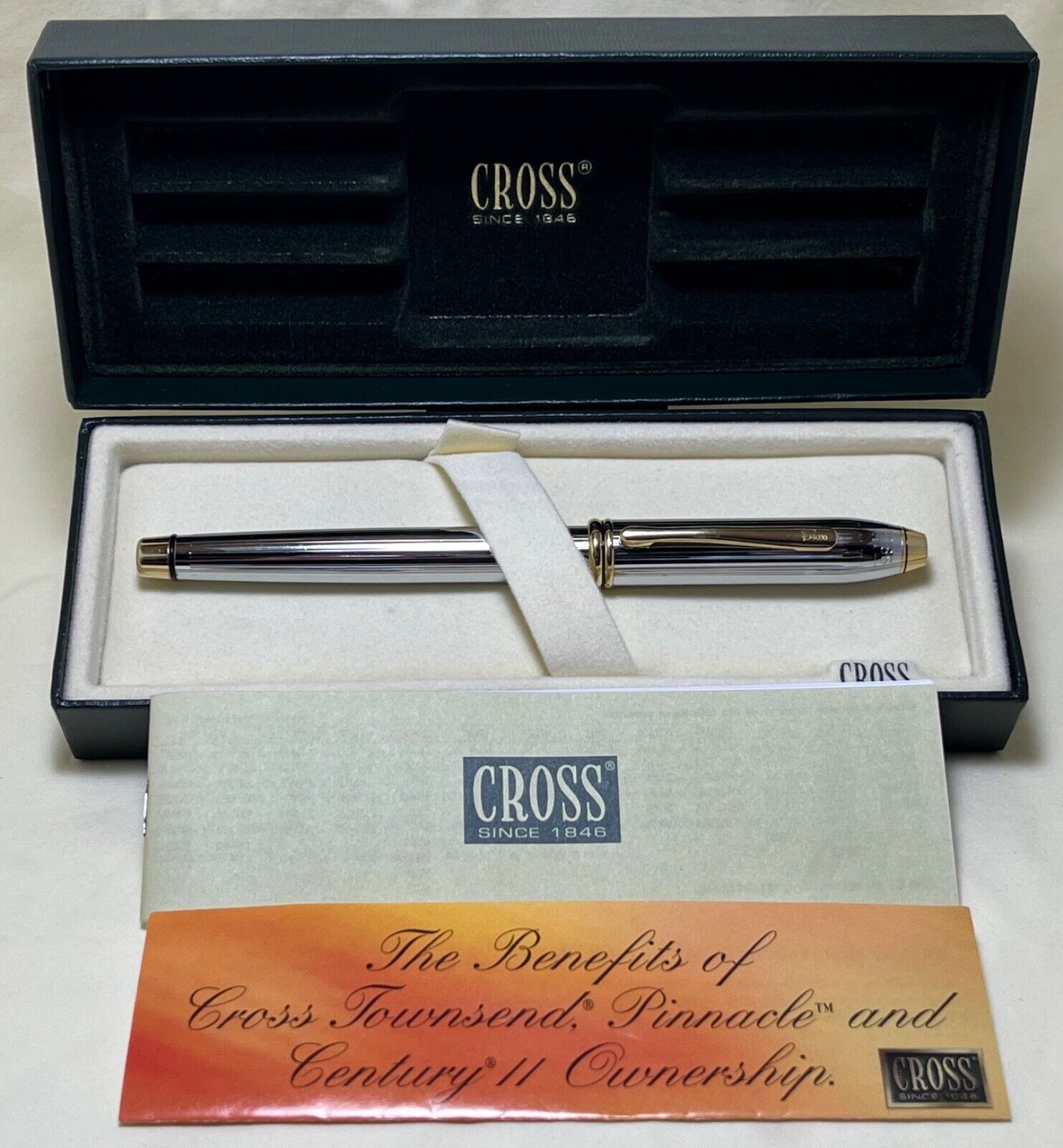 Cross Townsend Medalist Rollerball Pen, Refills, Box, Papers 🇺🇸 D10-001