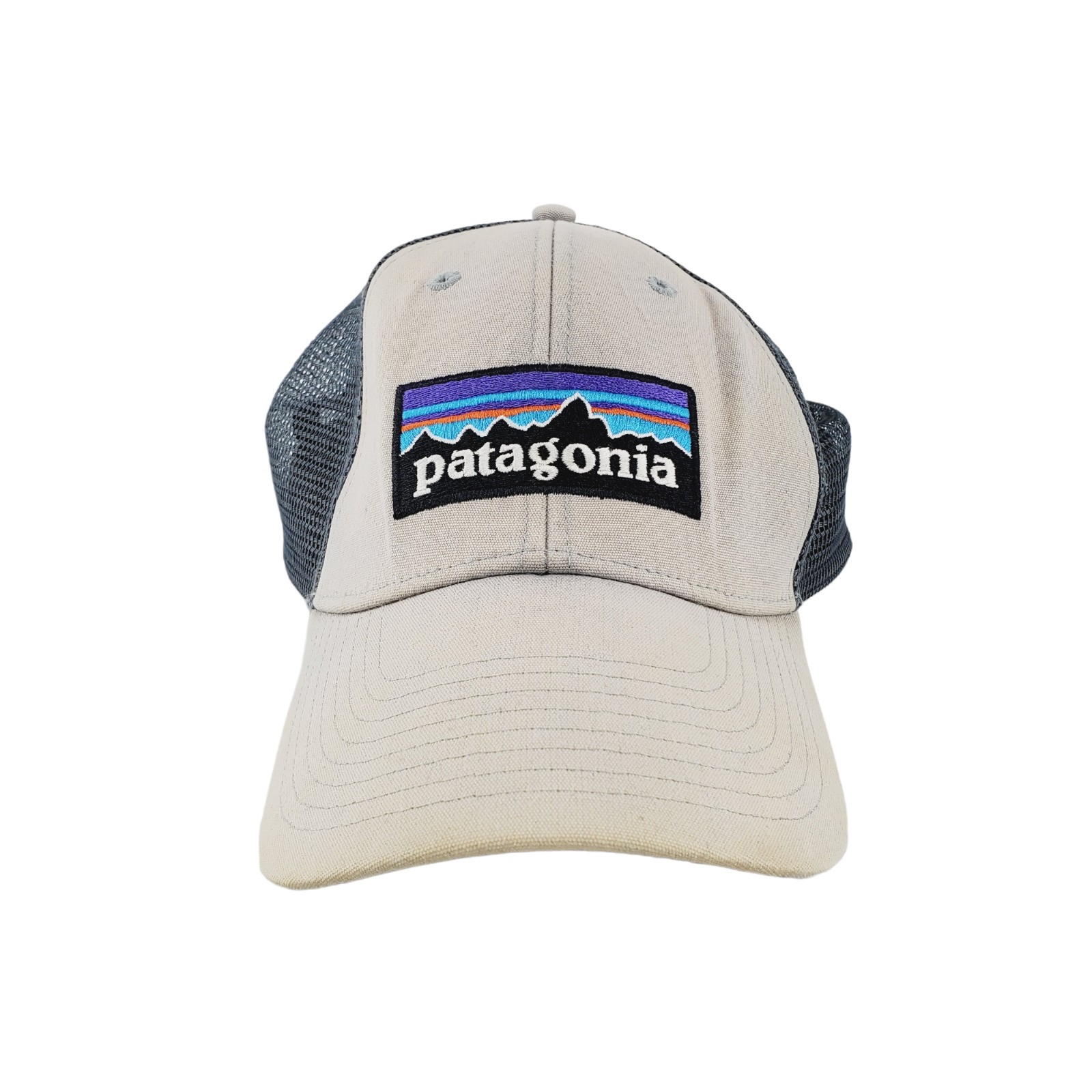 Patagonia Baseball Cap Hat Lid Mesh Snapback Gray Outdoor Sports Hiking