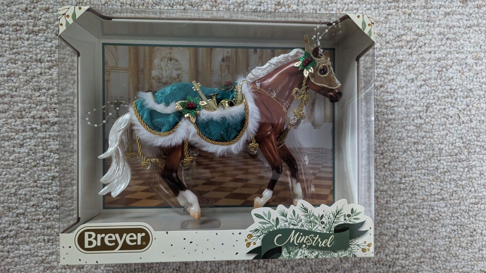 Breyer Traditional Model #700122 “Minstrel” 2019 Christmas Holiday Horse NiB