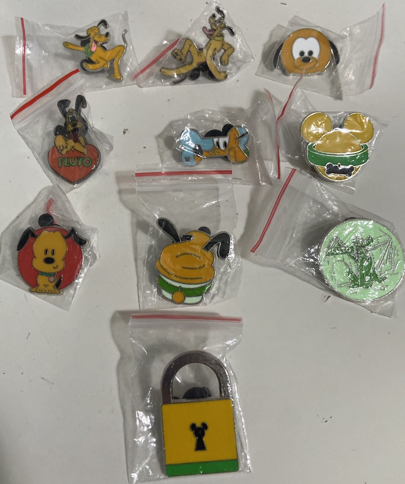 Disney Pluto Only Pins lot of 10