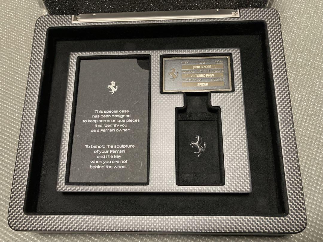 Rare Ferrari SF90 Spider Owner Limited Carbon Key Box Key Case from japan ZK