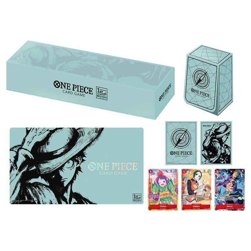 One Piece TCG Japanese 1st Anniversary Set - CARDS IN ENGLISH