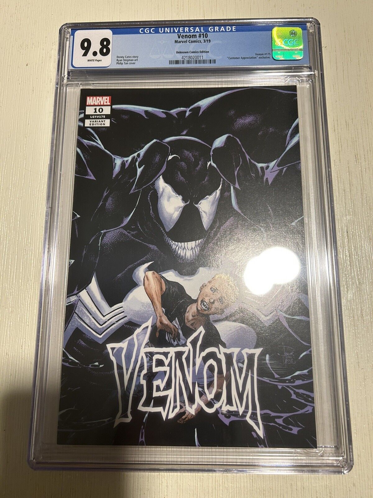 Venom #10 (CGC 9.8) 1st Dylan Brock Cover A