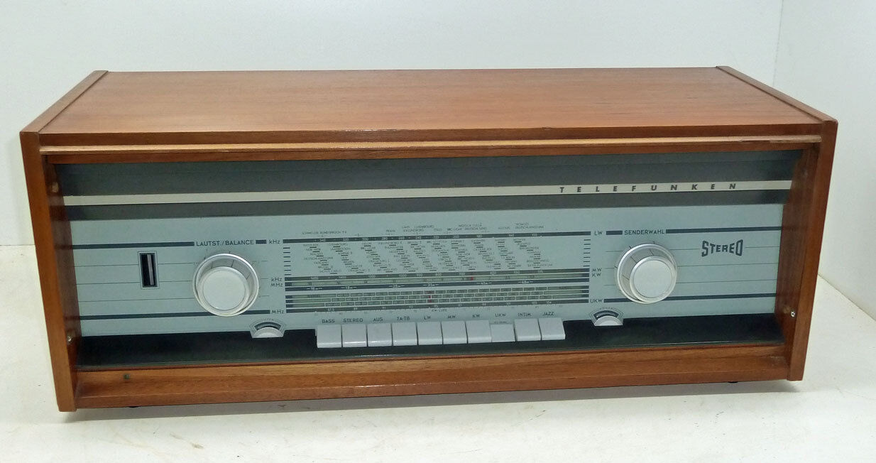 Telefunken Tube Stereo Receiver Concertino 2380 nice working device from 1963