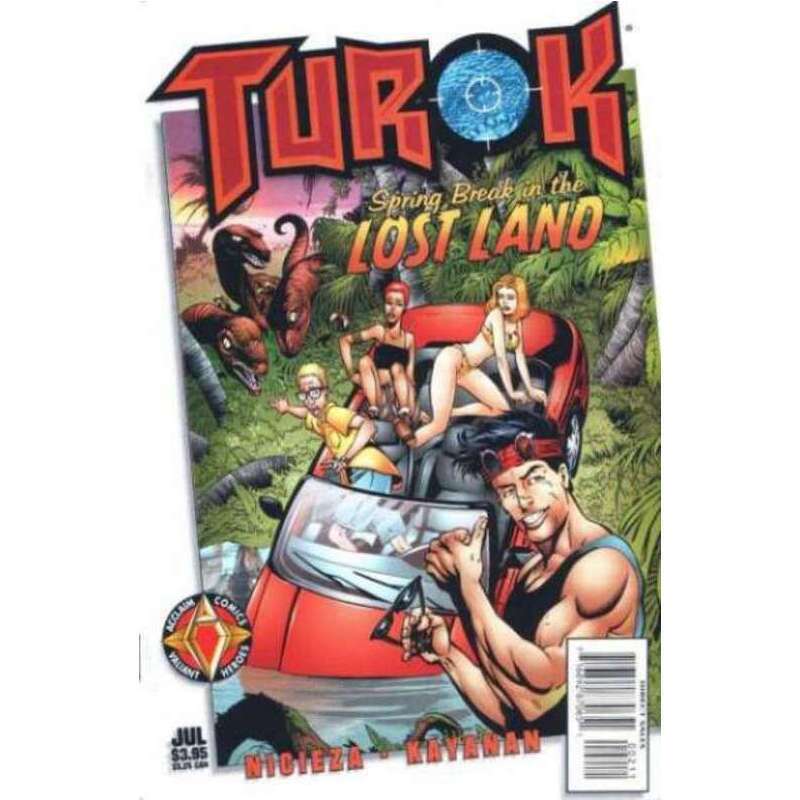 Turok: Spring Break in the Lost Land #1 in NM minus cond. Acclaim comics [m