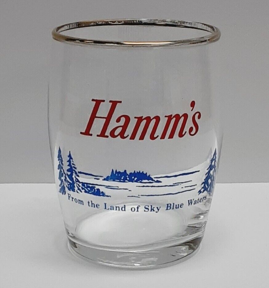 Hamm’s Beer 1960s 7 oz Glass —\