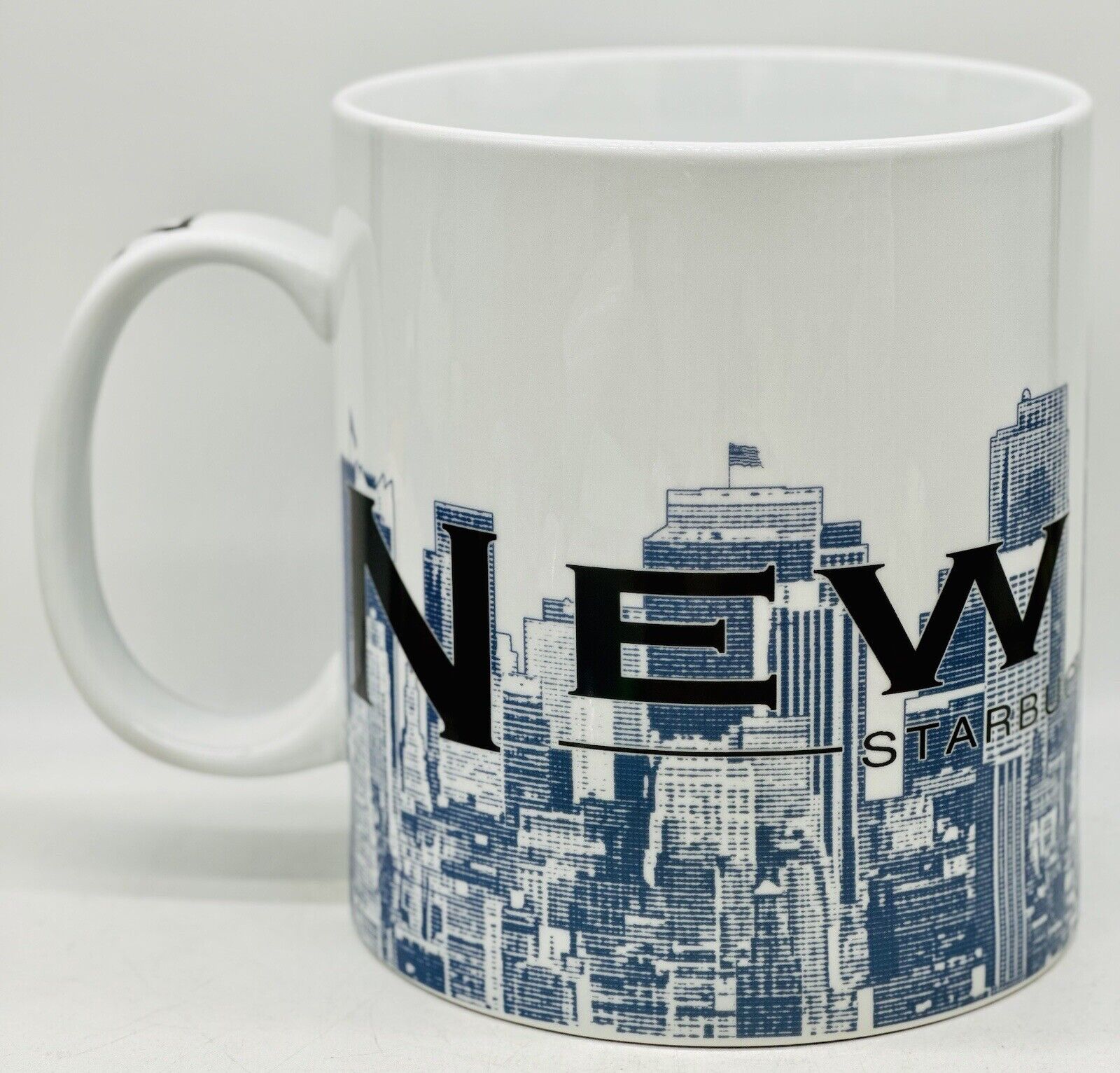 2002 GIANT NEW YORK SKYLINE SERIES ONE STARBUCKS BARISTA COFFEE MUG 2.5 Gallons 