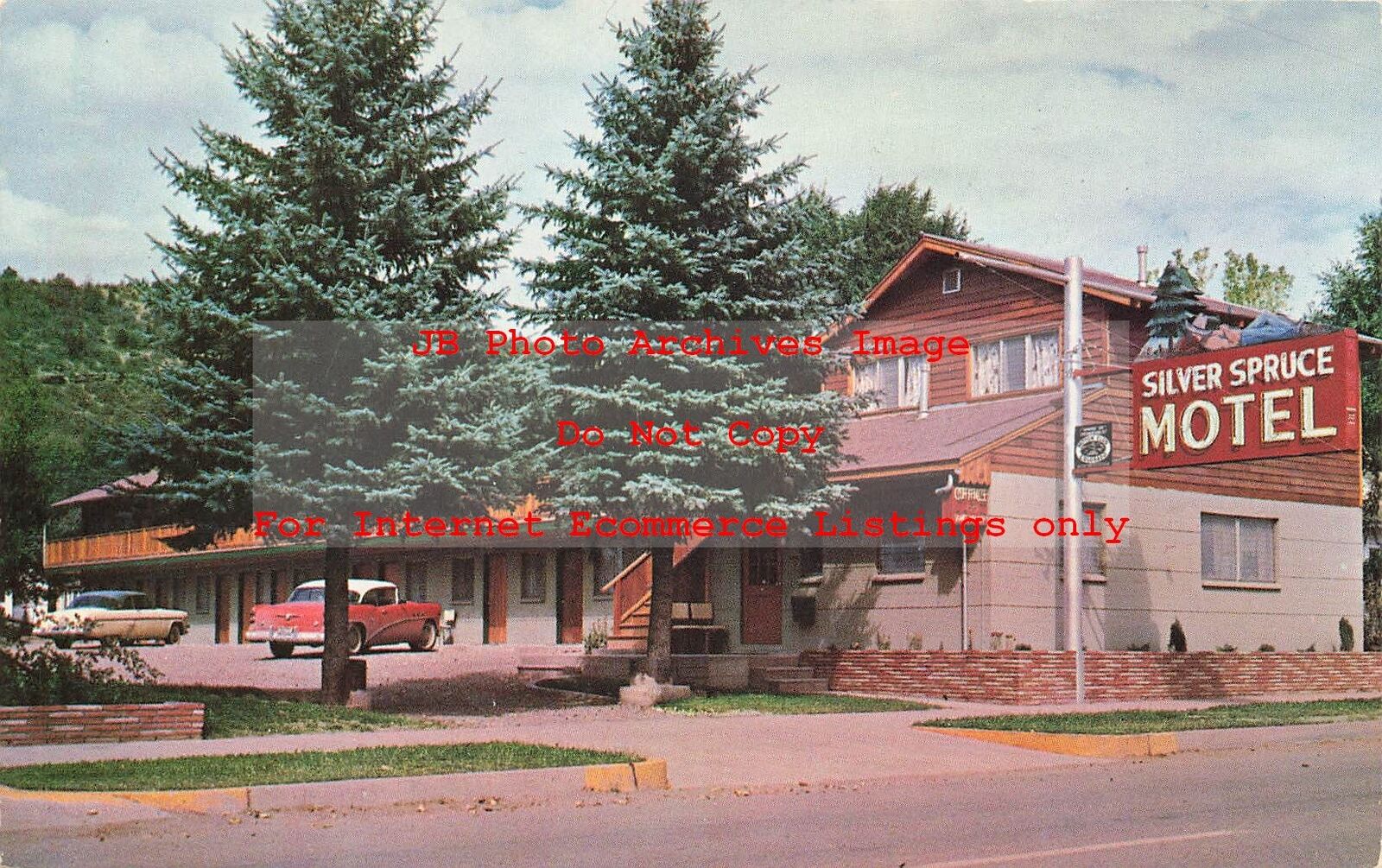 CO, Durango, Colorado, Silver Spruce Motel, Partridge Studio Pub No RY-9449