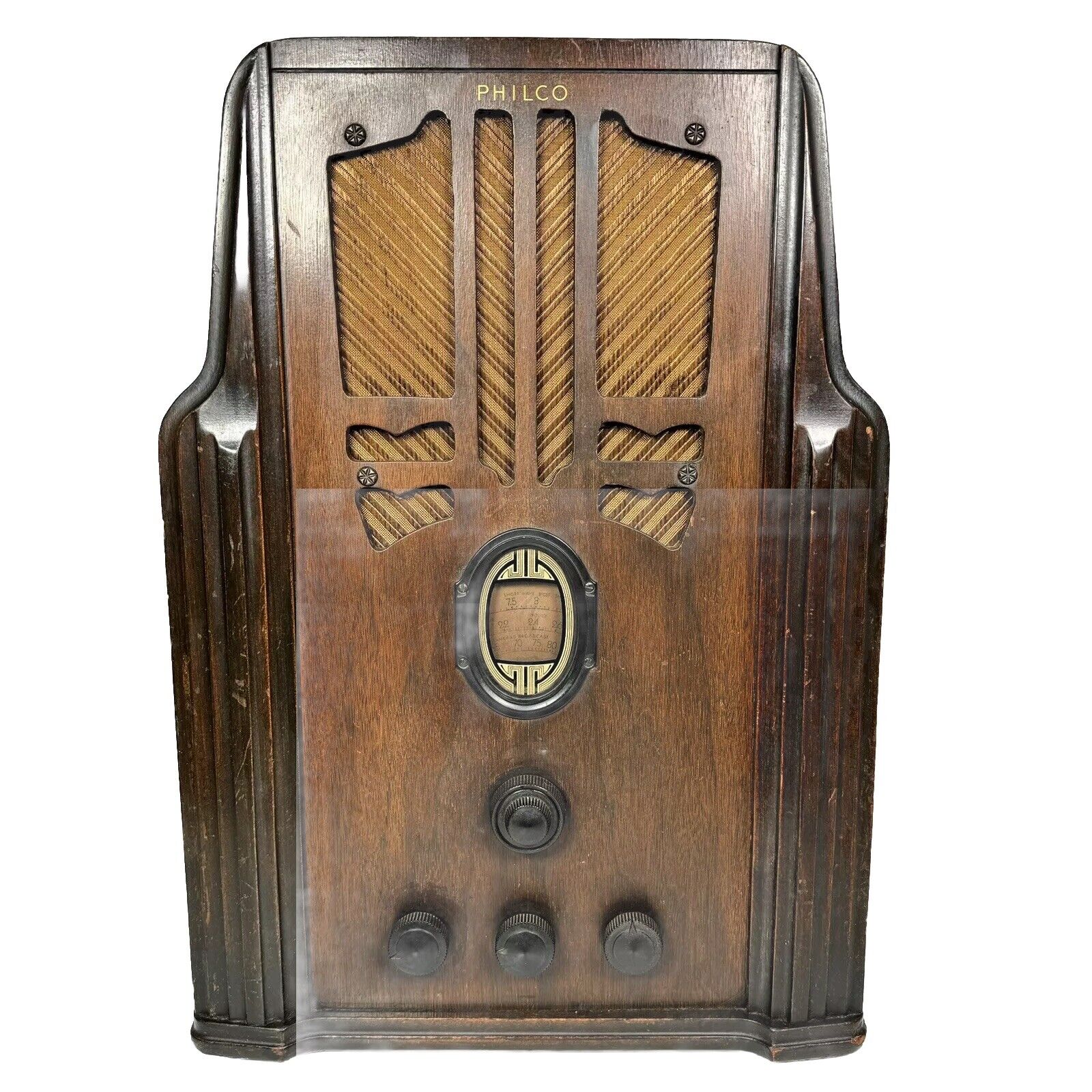 Philco Model 620 Tombstone Radio 1930’s Vtg