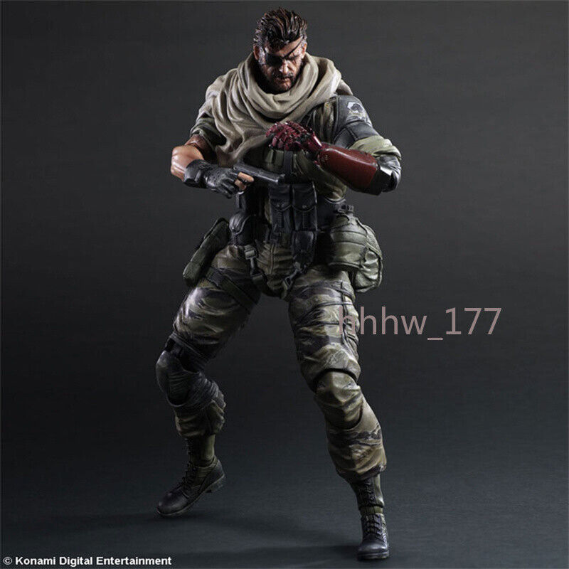 Metal Gear Solid 5 Snake Uncle Action Figures Play Arts Kai Model Toys Accessory