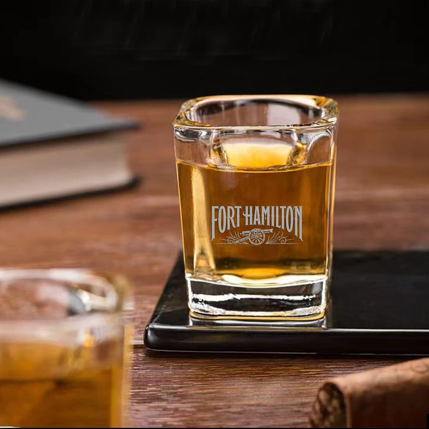 FORT HAMILTON Whiskey Shot Glass