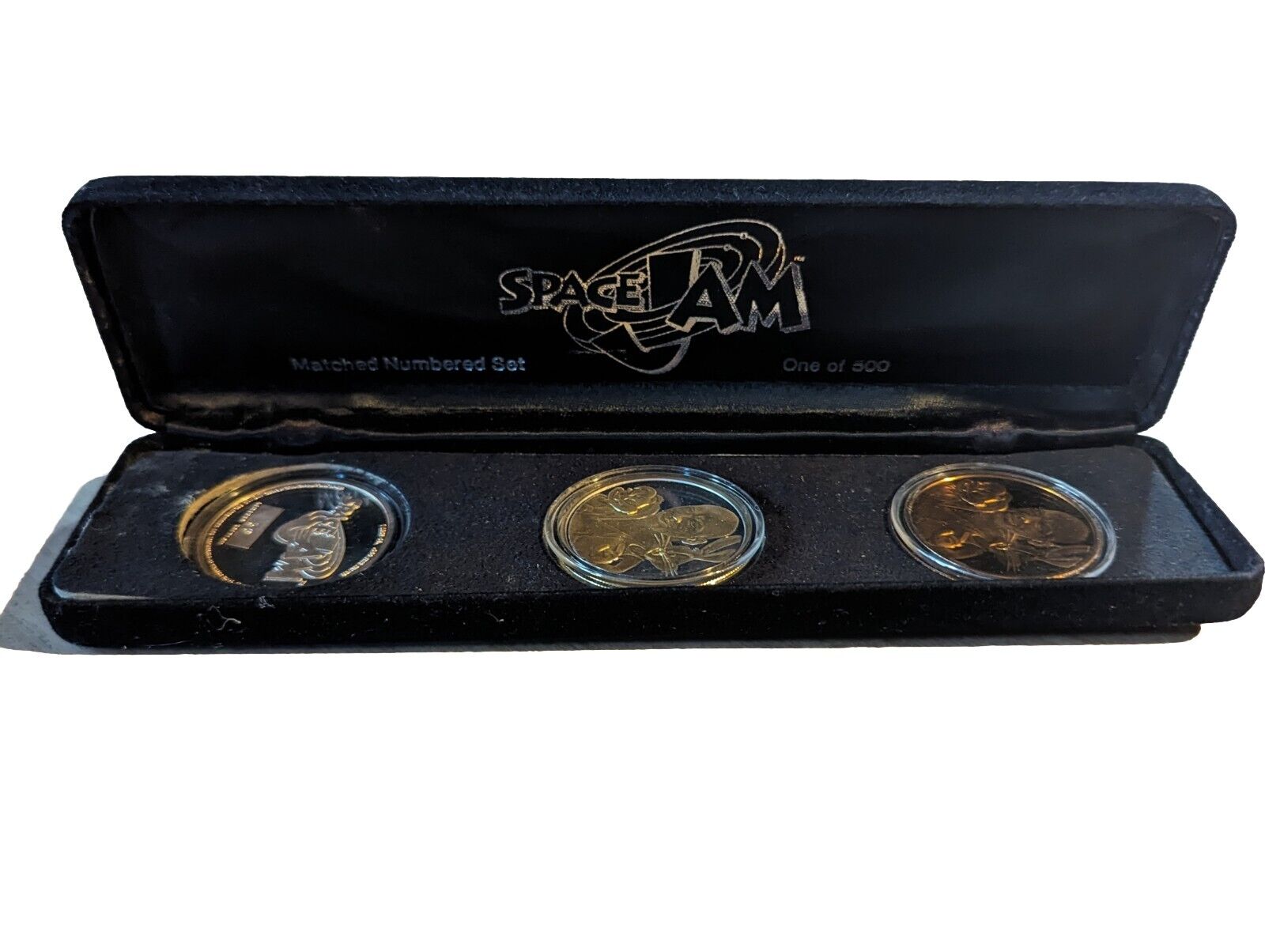 Michael Jordan 1996 Space Jam 3 Coin Medallion Proof Set