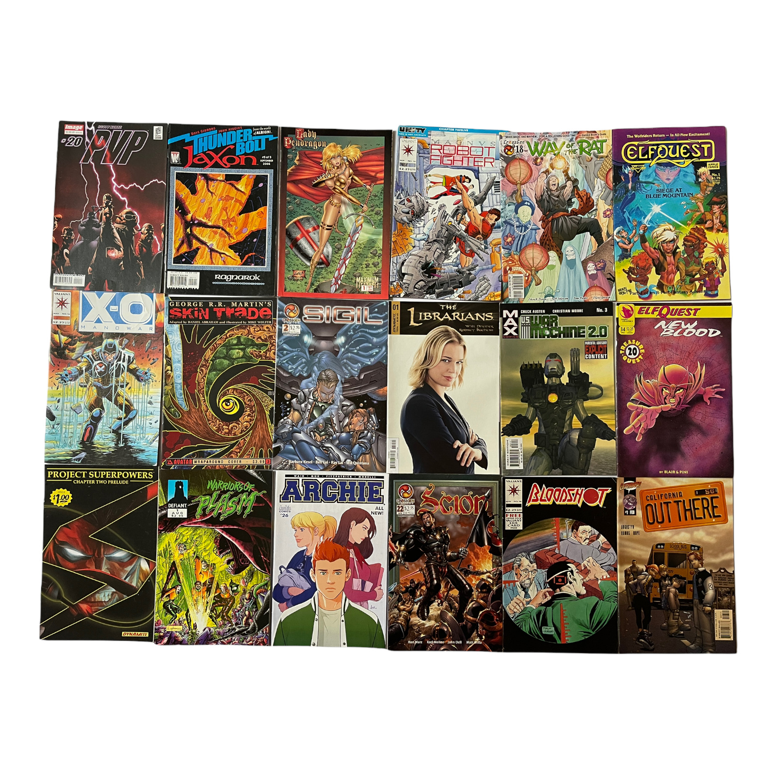Lot Of 18 Assorted Comic Books    See Photo\'s For Titles  Near perfect condition
