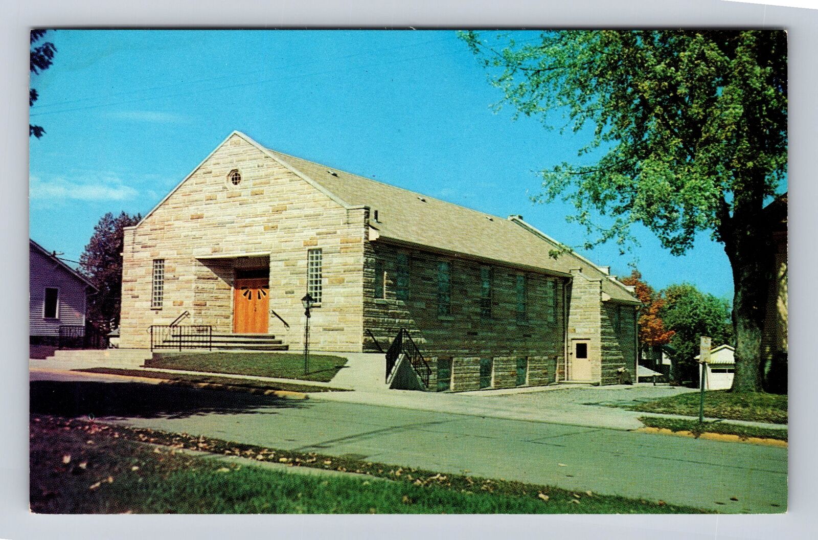 Zanesville OH-Ohio, Norval Park Church of Christ, Antique Vintage Postcard
