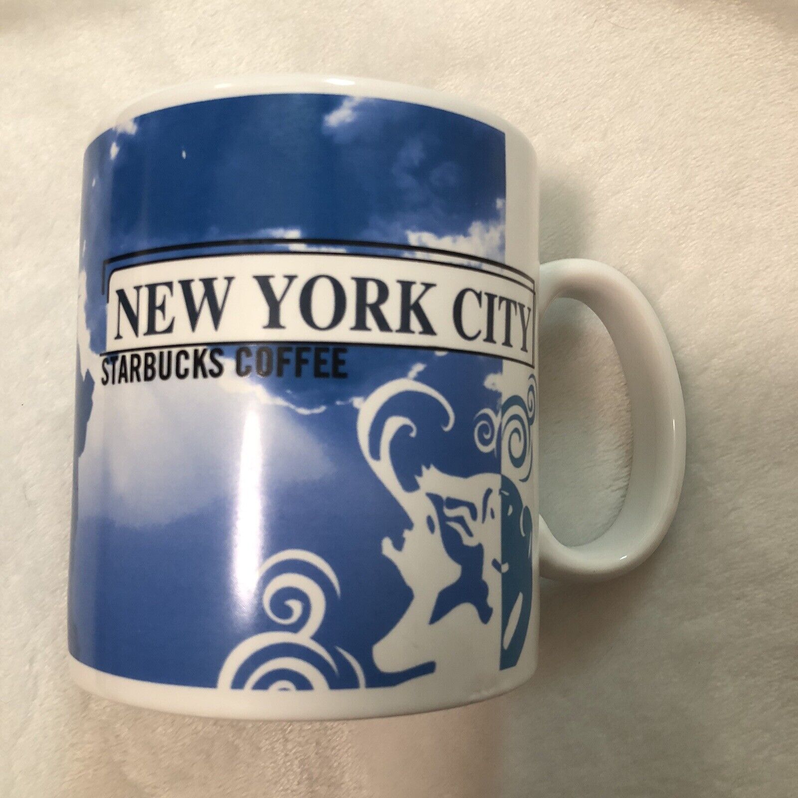 1998 STARBUCKS New York City Coffee MUG Cup COLLECTOR Vtg
