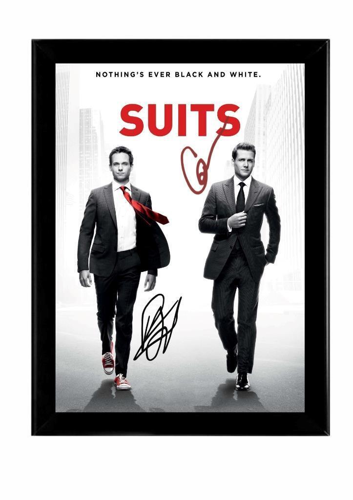 SUITS SIGNED & FRAMED PHOTO POSTER 12