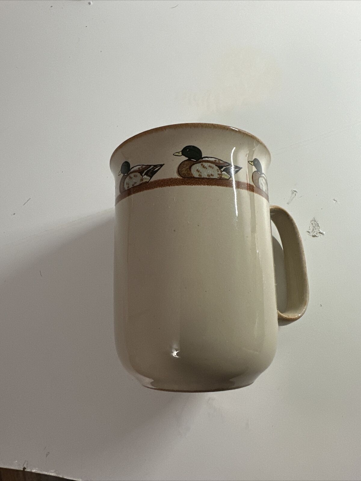 Vintage Denby Fine Stoneware Ducks Coffee Tea Cup Mug