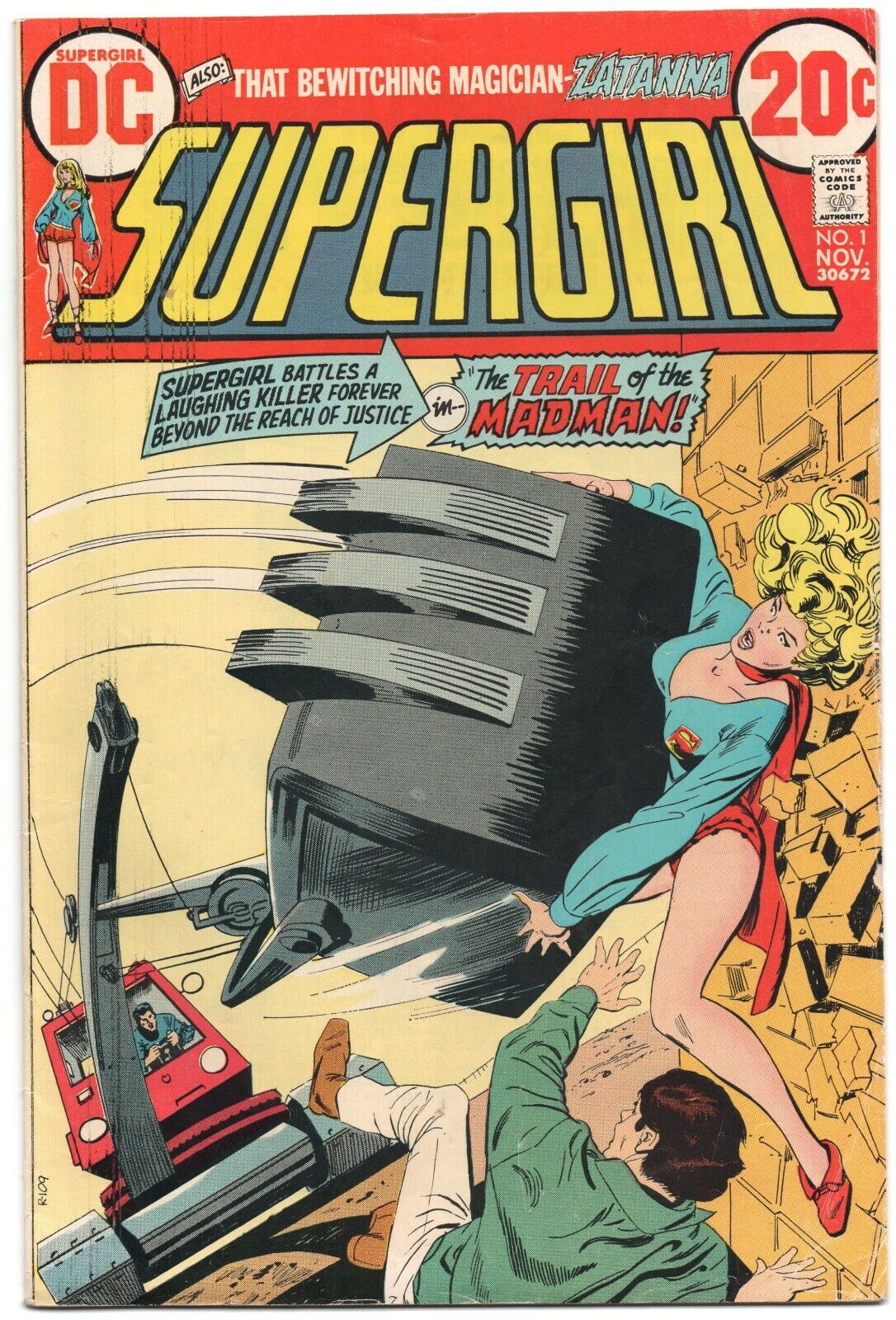 Supergirl 1 1st Series DC 1972 FN Superman Zatanna Bob Oksner
