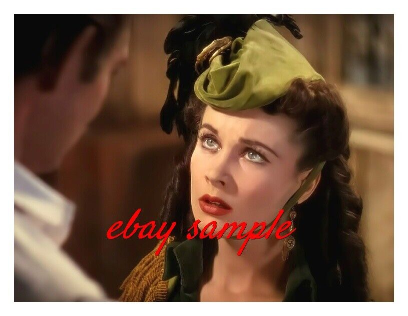 VIVIEN LEIGH CLOSE UP COLOR PHOTO from the 1939 film GONE WITH THE WIND