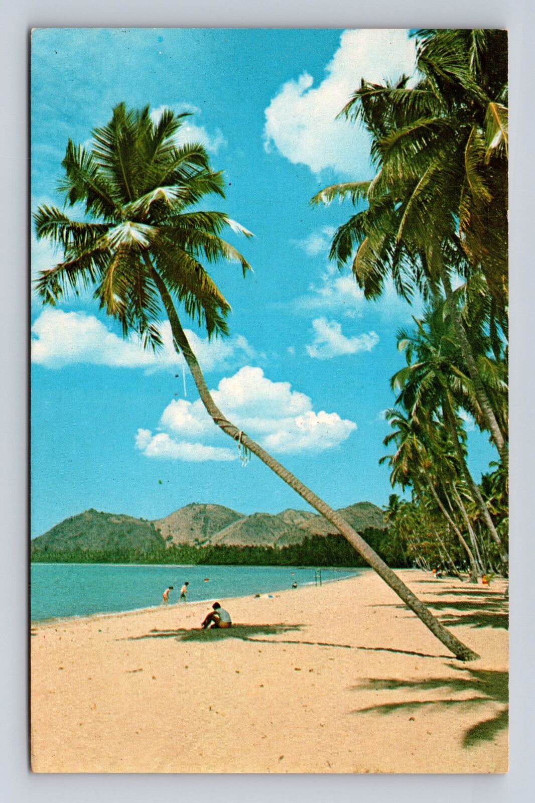 Anasco\'S Public Beach, Puerto Rico, Beautiful Public Beach, Vintage Postcard