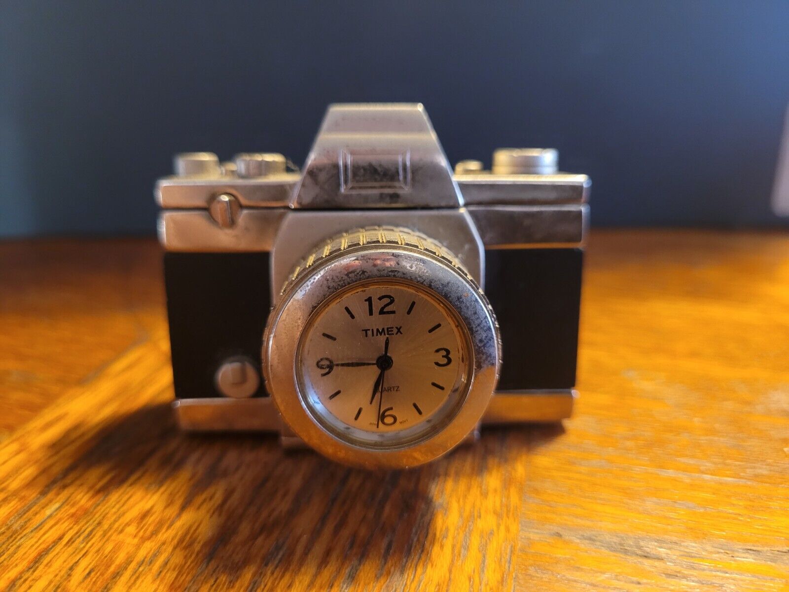 Timex Miniature Camera Novelty Clock.