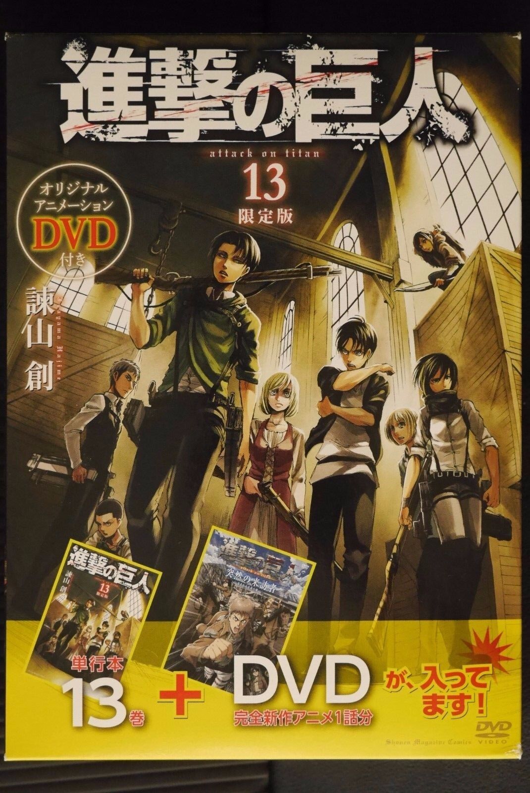 JAPAN Hajime Isayama: Attack on Titan / Shingeki no Kyojin 13 Limited Edition