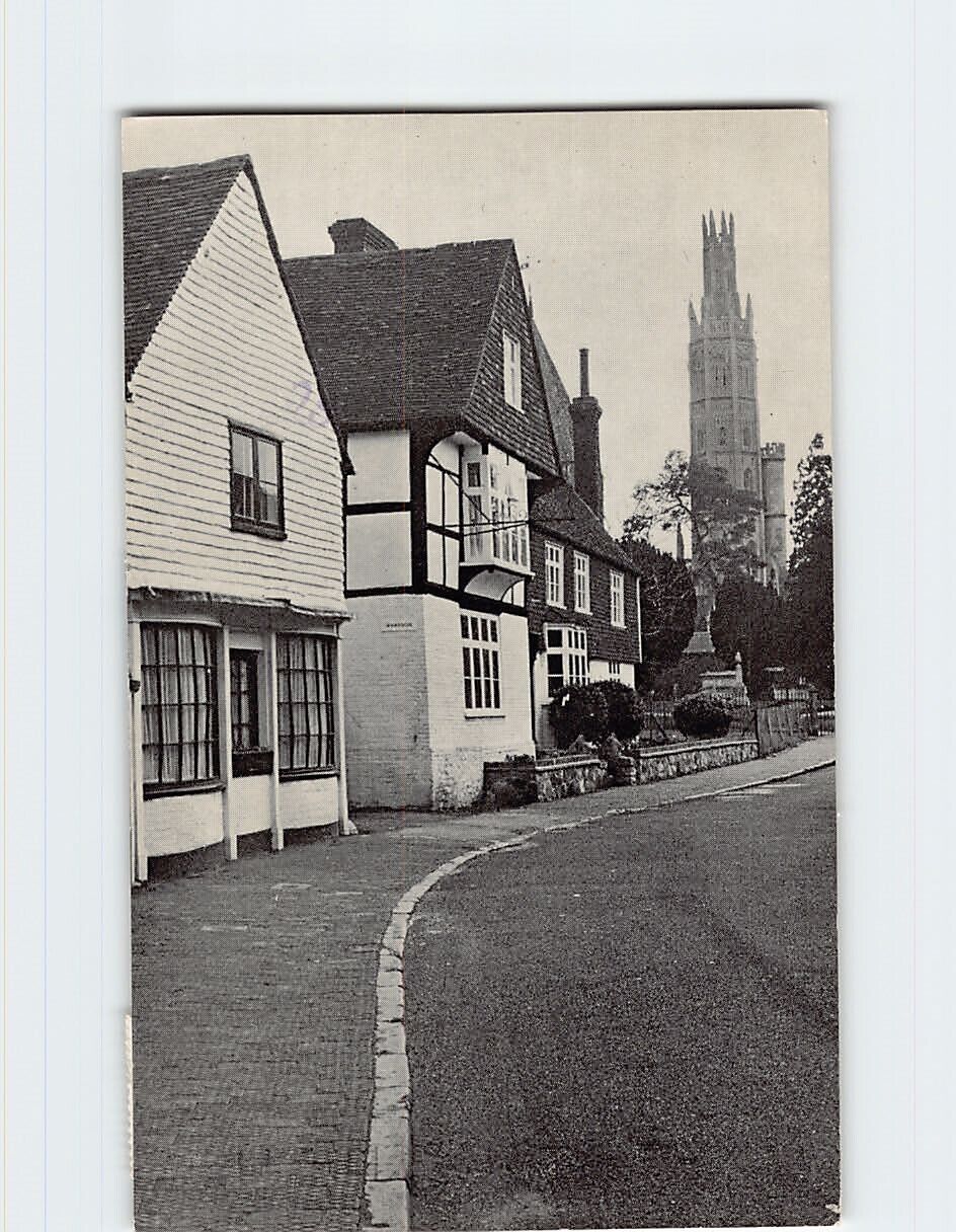 Postcard Church Street, Hadlow, England
