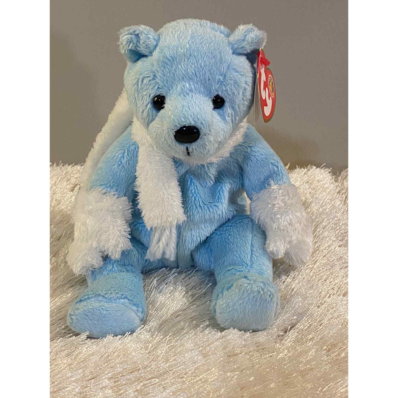 RARE Ty Beanie Baby ICECUBES 🧊 the bear 🐻‍❄️with tag ERRORS🔥