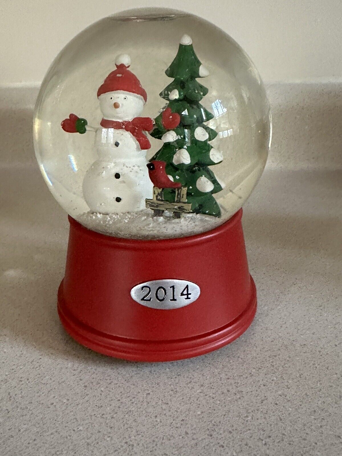 2014 Target Threshold Snowman Musical Snow Globe Christmas plays Jingle Bells