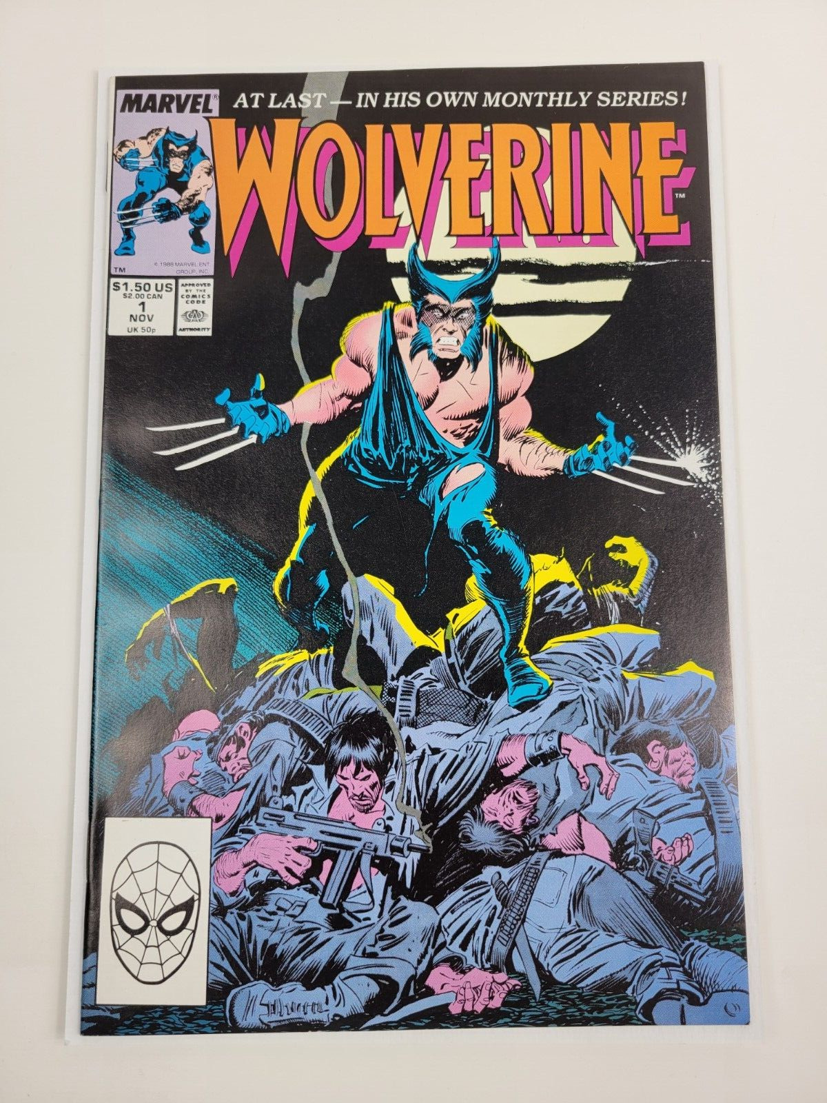 Wolverine #1 Marvel Comics 1988 - 1st Wolverine as Patch
