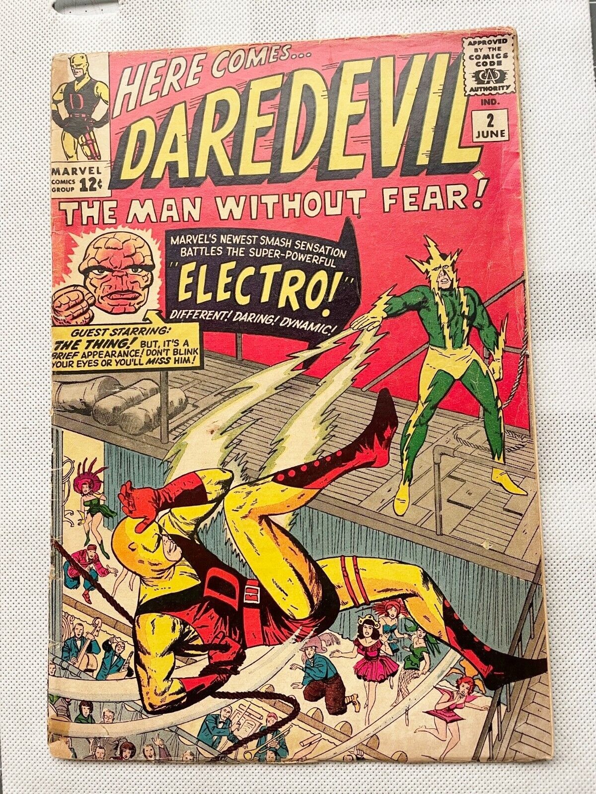 Daredevil # 2 Electro 2nd Appearance Key Silver Age Comic Book 1964